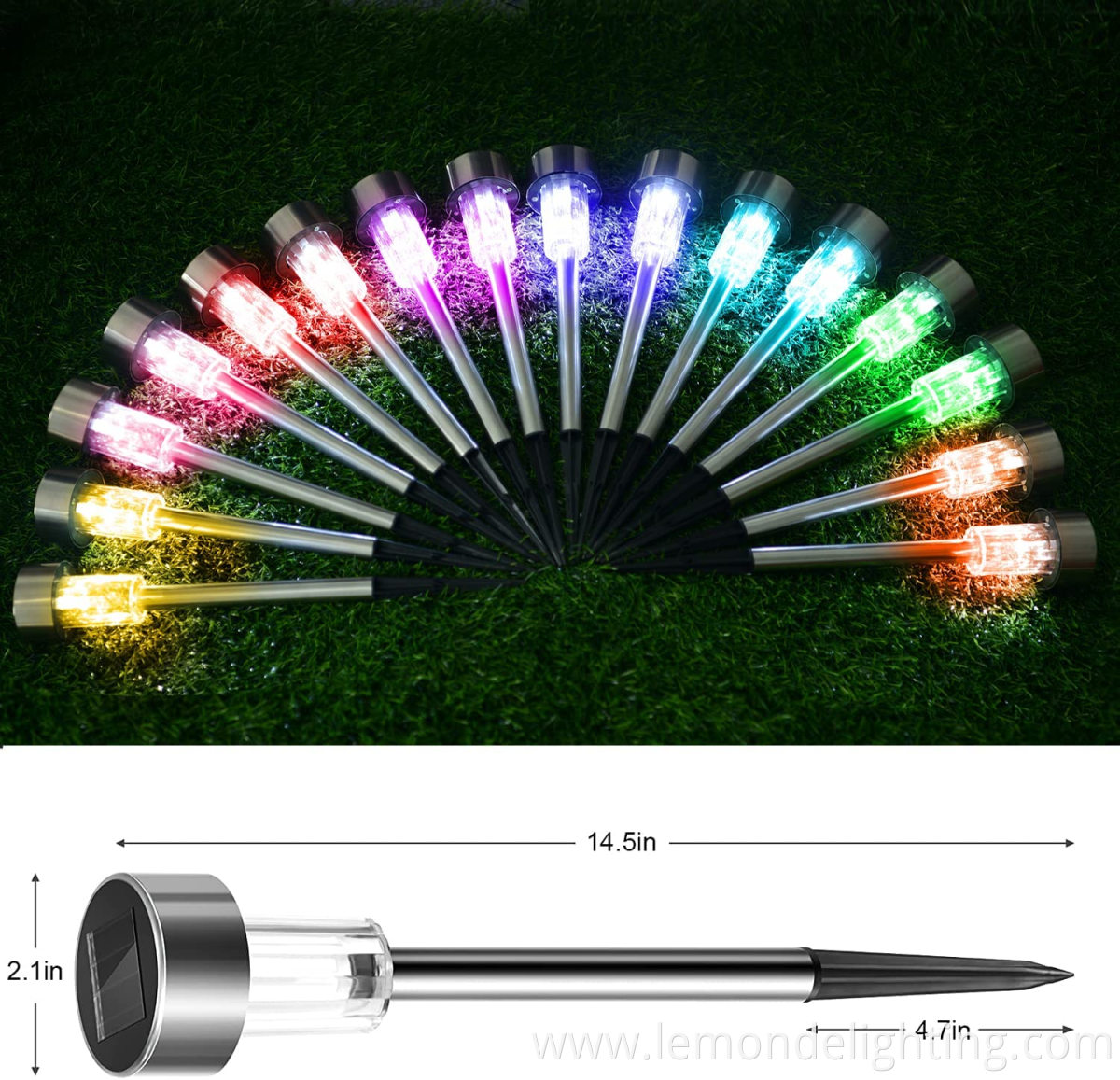 LED Solar Landscape Lights